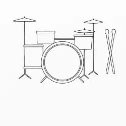 Música para imprimir e colorir