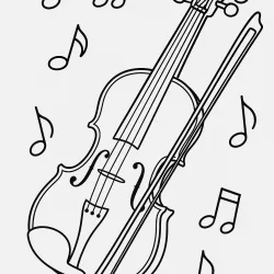 Música para imprimir e colorir