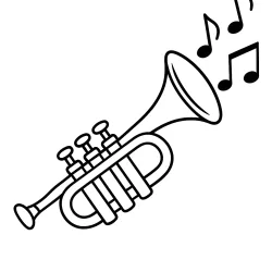 Música para imprimir e colorir