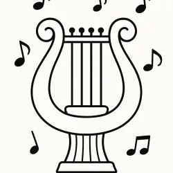Música para imprimir e colorir