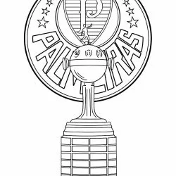 Palmeiras para imprimir e colorir