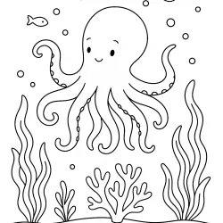 desenho de Polvo