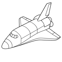 Avião para imprimir e colorir