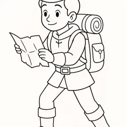 Príncipe para imprimir e colorir
