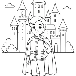 desenho de Príncipe