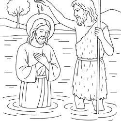 Jesus para imprimir e colorir