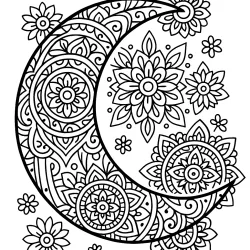 Lua para imprimir e colorir