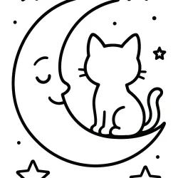 Lua para imprimir e colorir