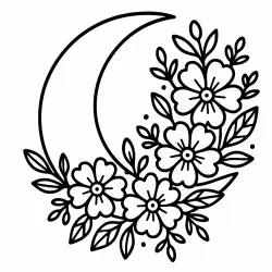 Lua para imprimir e colorir