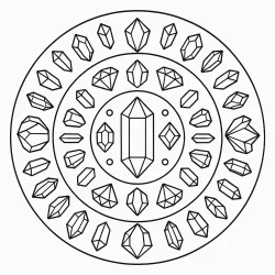Mandala para imprimir e colorir