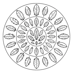 Mandala para imprimir e colorir