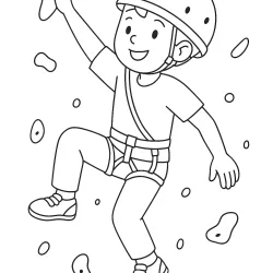 Menino para imprimir e colorir