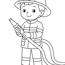 Menino para imprimir e colorir