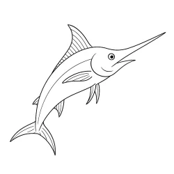 Peixe para imprimir e colorir