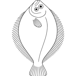 Peixe para imprimir e colorir