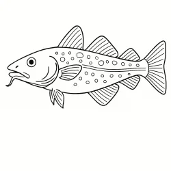 Peixe para imprimir e colorir