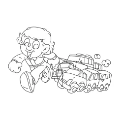 Desenhos do Senninha para imprimir e colorir
