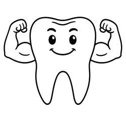 Dente e Dentistas para imprimir e colorir