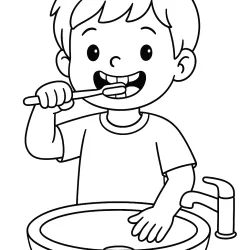 Dente e Dentistas para imprimir e colorir