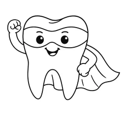 Dente e Dentistas para imprimir e colorir