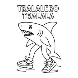 Italia Brainrot para imprimir e colorir