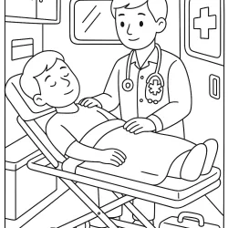 Médico para imprimir e colorir