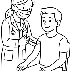 Médico para imprimir e colorir