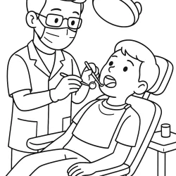 Médico para imprimir e colorir