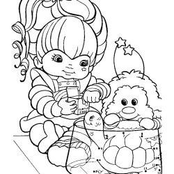 Rainbow Brite para imprimir e colorir