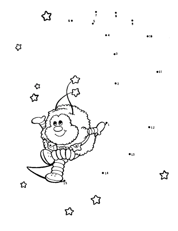 Rainbow Brite para imprimir e colorir