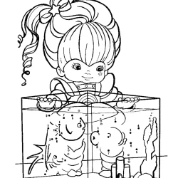 Rainbow Brite para imprimir e colorir