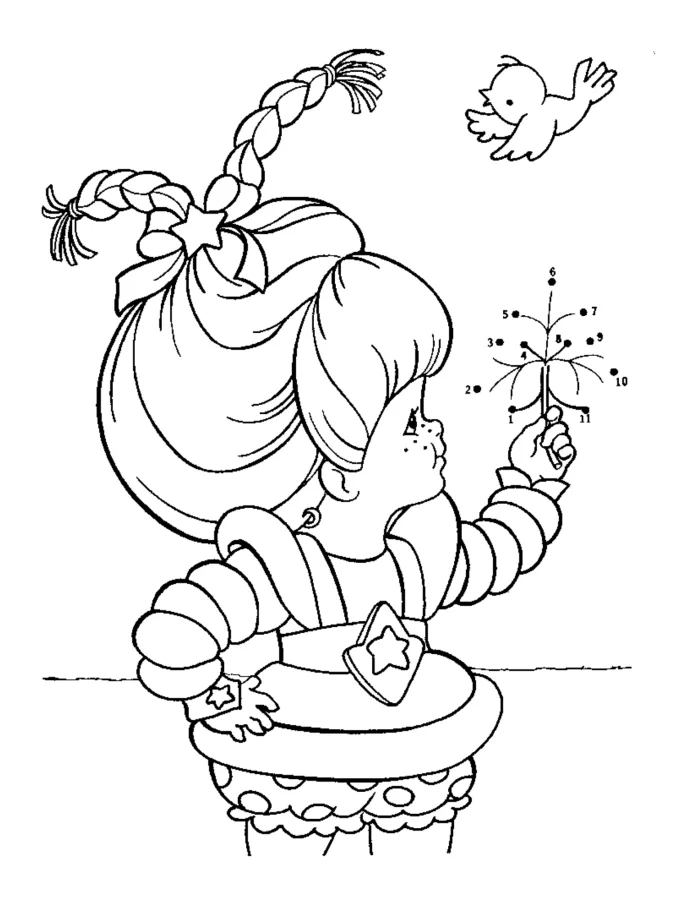 Rainbow Brite para imprimir e colorir