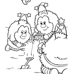 Rainbow Brite para imprimir e colorir