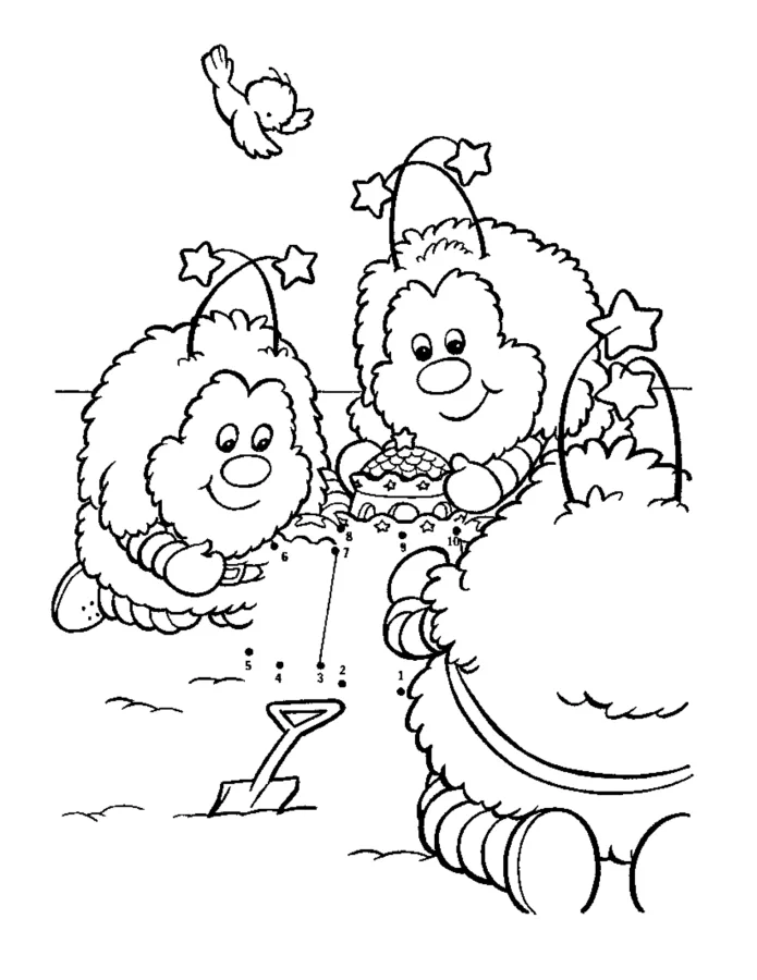 Rainbow Brite para imprimir e colorir