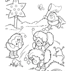 Rainbow Brite para imprimir e colorir