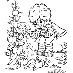 Rainbow Brite para imprimir e colorir