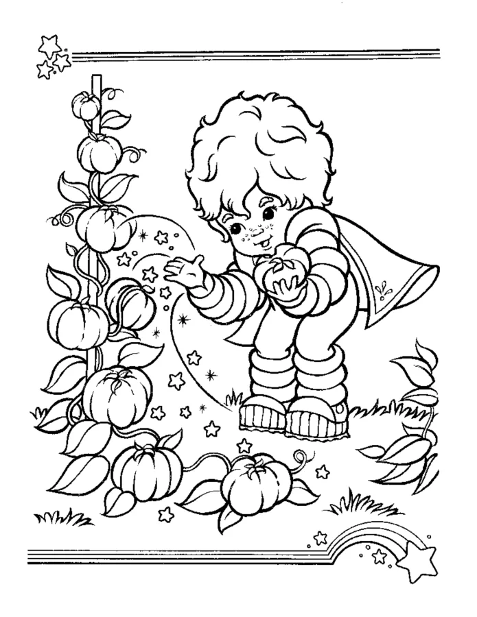 Rainbow Brite para imprimir e colorir