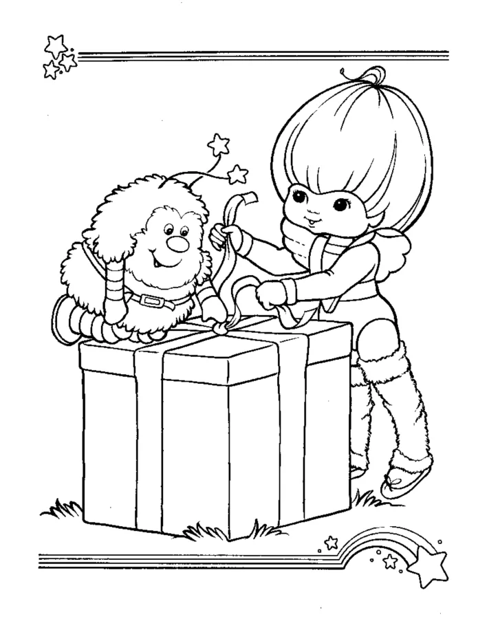 Rainbow Brite para imprimir e colorir