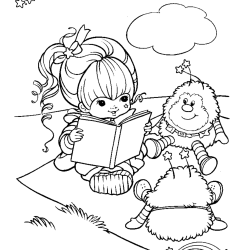 Rainbow Brite para imprimir e colorir