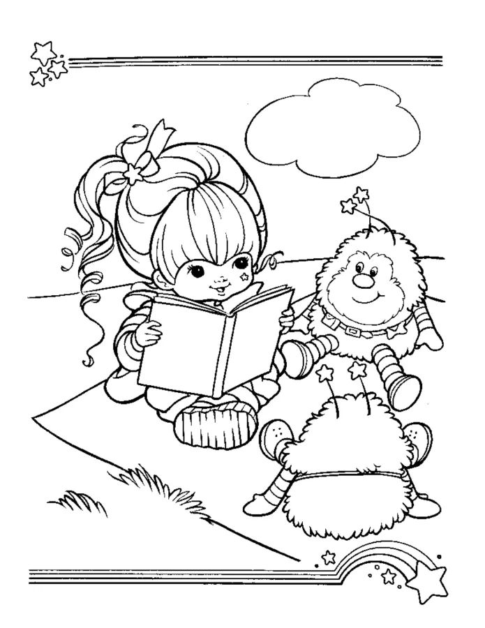 Rainbow Brite para imprimir e colorir