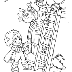 Rainbow Brite para imprimir e colorir
