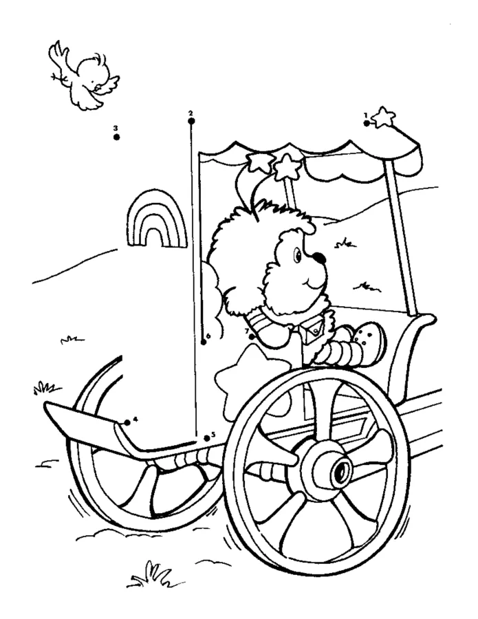 Rainbow Brite para imprimir e colorir