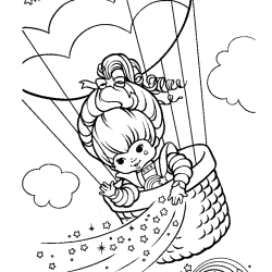 Rainbow Brite para imprimir e colorir