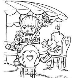 Rainbow Brite para imprimir e colorir