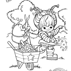Rainbow Brite para imprimir e colorir
