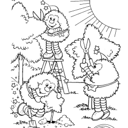Rainbow Brite para imprimir e colorir