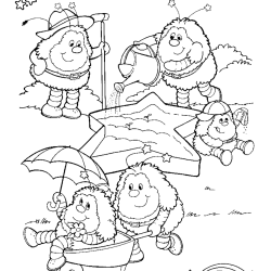 Rainbow Brite para imprimir e colorir