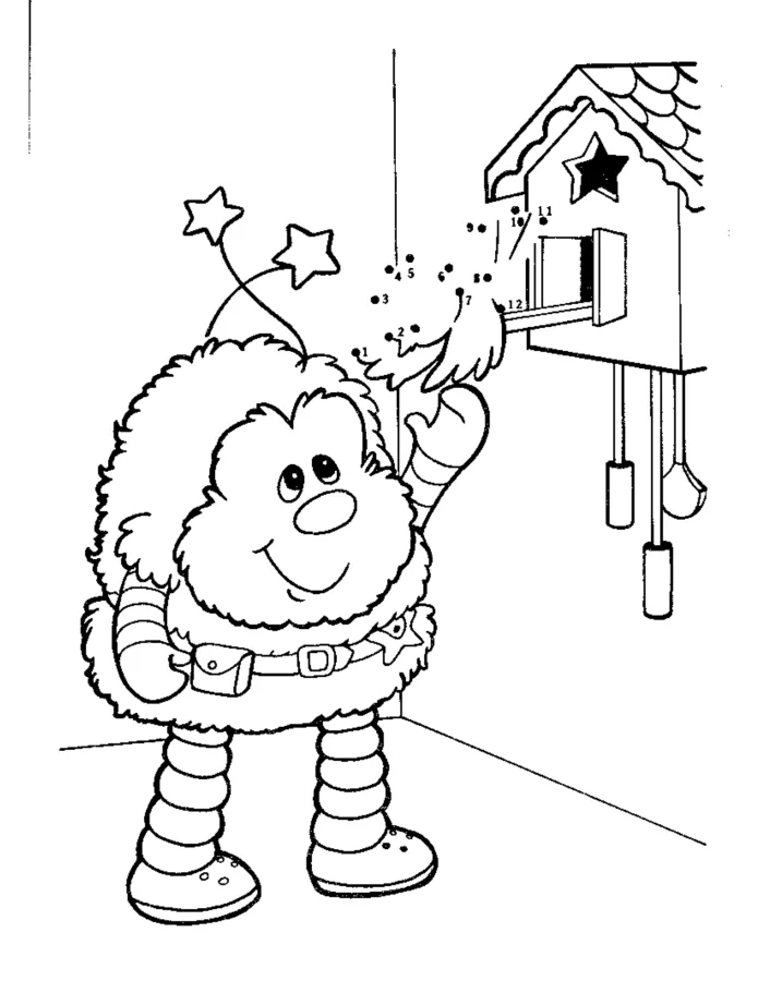 Rainbow Brite para imprimir e colorir