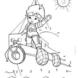 Rainbow Brite para imprimir e colorir