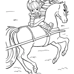 Rainbow Brite para imprimir e colorir